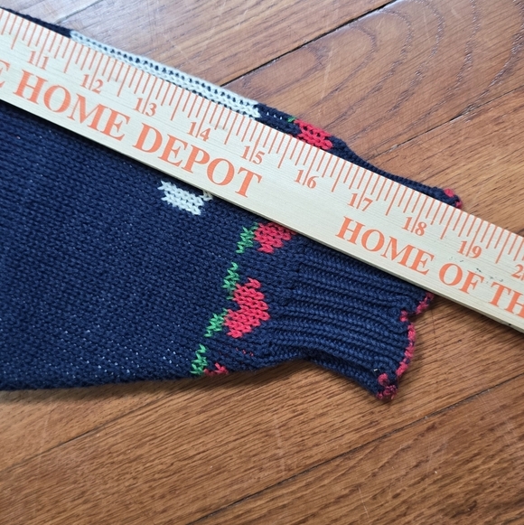 Vintage 90s Ugly Christmas Instarsia Knit Cat Cardigan Sweater Granny Festive L - Picture 12 of 16